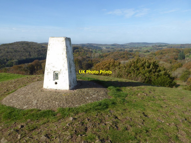 Photo 6"x4" Trig point on Chase End Hill Chase End Street c2017