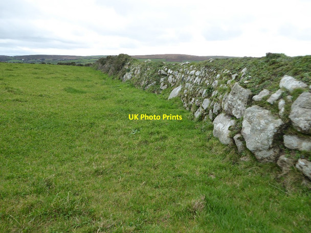 Photo 6"x4" A Cornish wall Great Bosullow c2017