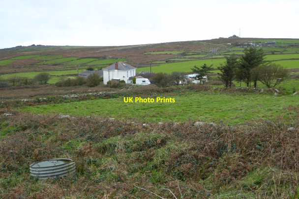 Photo 6"x4" Boslow Farm Higher Bojewyan c2017