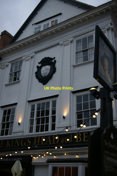 Photo 6"x4" Abingdon: The King's Head and Bell, East St Helen Street (detail) Abingdon c2017