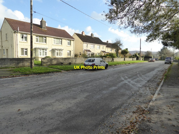 Photo 6"x4" Houses on Church Road, Illogan Redruth c2017