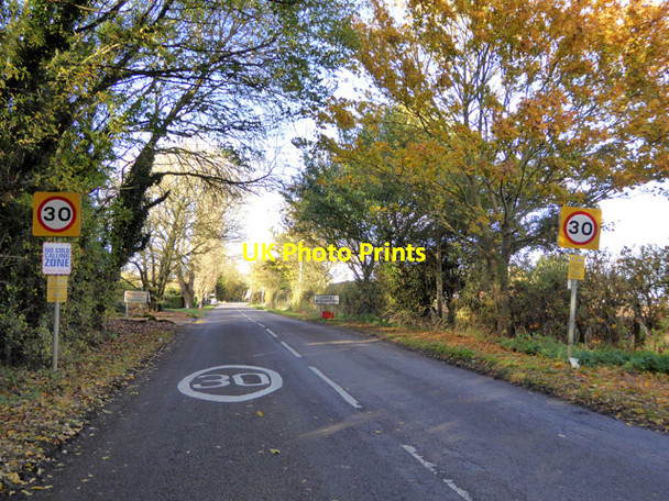 Photo 6"x4" Entering Little Staughton Little Staughton c2017