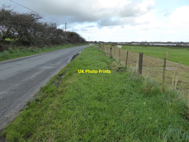 Photo 6"x4" Country road near Menherion Menherion c2017