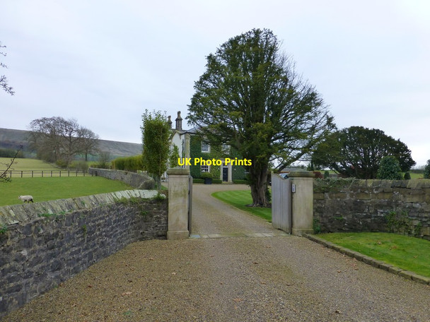 Photo 6"x4" Entrance to Worston House Clitheroe\/SD7441 c2017