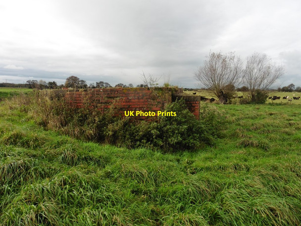 Photo 6"x4" WW2 pillbox, near River Brue Westhay\/ST4342 c2017