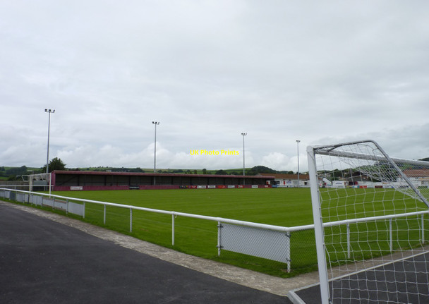 Photo 6"x4" Barnstaple football ground Barnstaple c2017