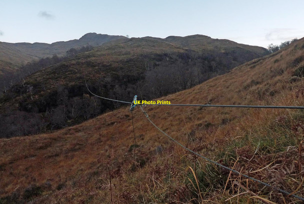Photo 6"x4" Cable across the Irine Burn, Inverness-shire Roshven c2017