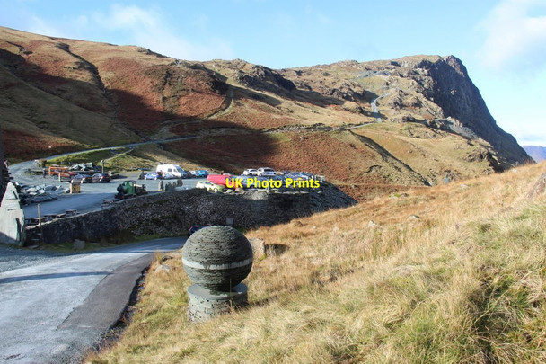 Photo 6"x4" Honister Pass, the summit Seathwaite\/NY2312 c2017