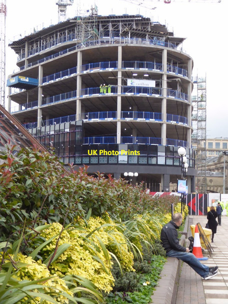 Photo 6"x4" Construction work off Chamberlain Square Lee Bank c2017