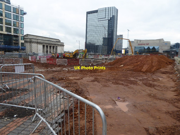 Photo 6"x4" Redevelopment work on Centenary Square Lee Bank c2017