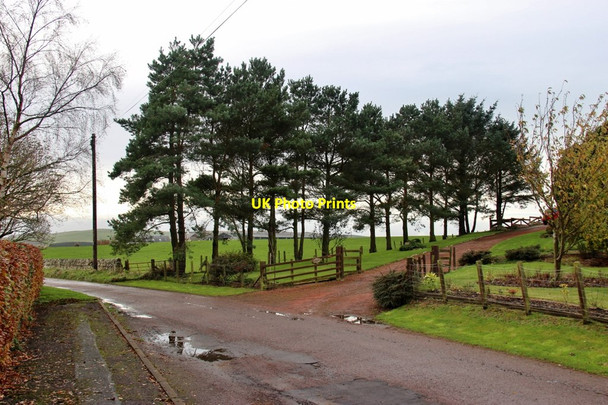 Photo 6"x4" Minor road to Yett and Townhead Libberton c2017