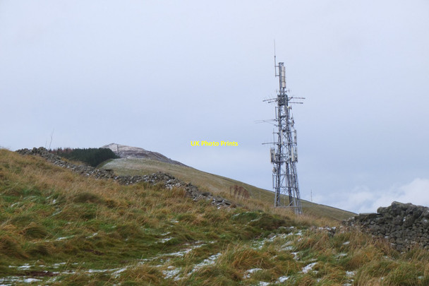 Photo 6"x4" Mast on Caerlee Hill, Innerleithen Innerleithen c2017