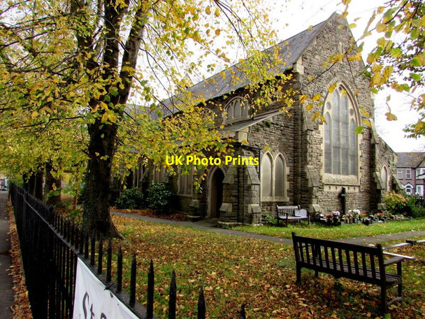 Photo 6"x4" West side of St Stephen's Church, Newport Newport\/Casnewydd c2017