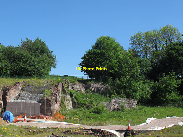 Photo 6"x4" Bersham ironworks - industrial archaeology Bersham c2017