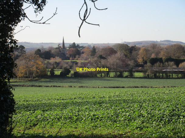 Photo 6"x4" Epperstone church from Hagg Lane Epperstone c2017