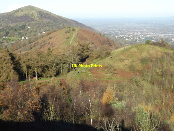 Photo 6"x4" View along the Malvern Hills Brand Green\/SO7641 c2017