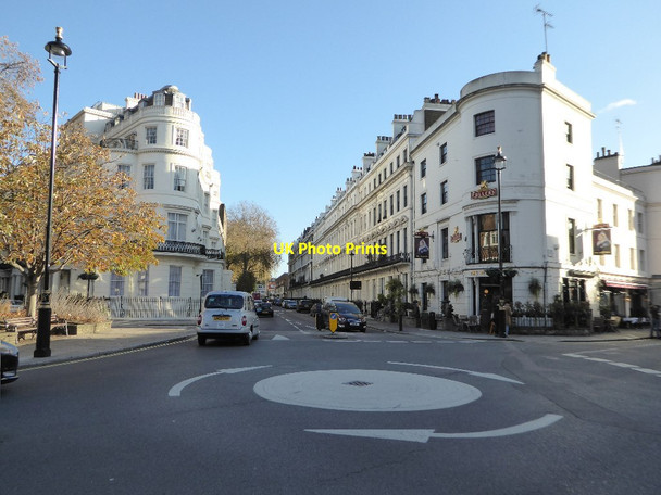 Photo 6"x4" Mini roundabout, Gloucester Square Paddington\/TQ2681 c2017
