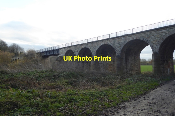Photo 6"x4" Bridge over the Wharfe Thorp Arch c2017