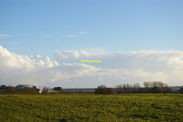 Photo 6"x4" Looking down to the River Alde over Hazlewood Common Aldringham c2017