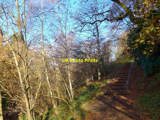 Photo 6"x4" Steps in Macrosty Park, Crieff Crieff\/NN8621 c2017