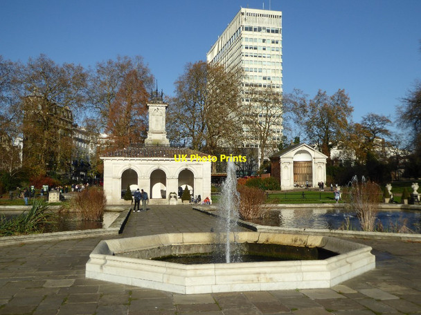 Photo 6"x4" Italian Gardens  Paddington\/TQ2681 c2017