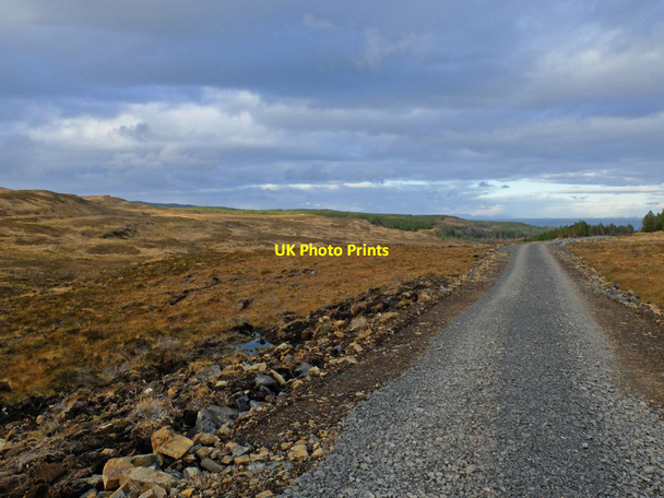 Photo 6"x4" Track between Greshornish and Waternish Forests Allt Achaidh Bhig c2017