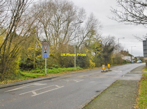 Photo 6"x4" Leighton Buzzard, level crossing Leighton Buzzard c2017