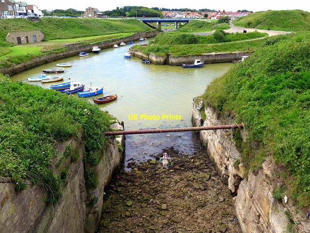 Photo 6"x4" Harbour, Seaton Sluice Seaton Sluice c2016
