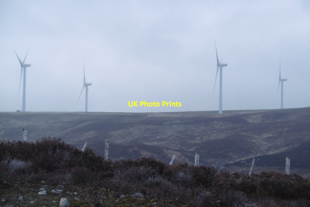 Photo 6"x4" Fairburn wind farm River Orrin\/NH4150 c2017