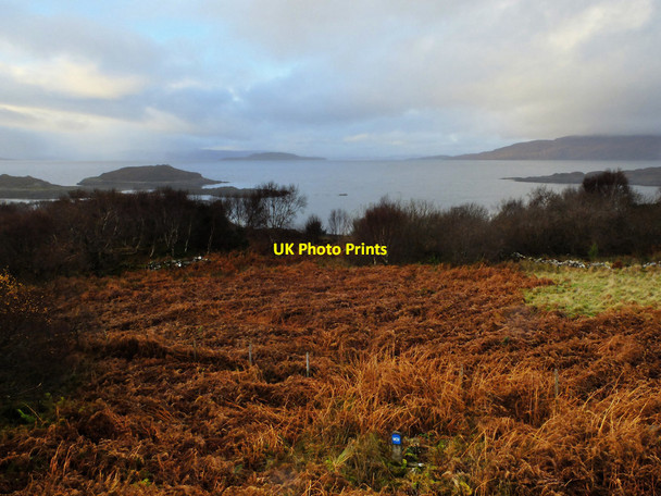 Photo 6"x4" Rough ground above Erbusaig Bay Badicaul c2017