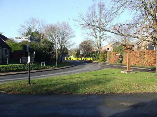Photo 6"x4" Road Junction Great Wilbraham c2017