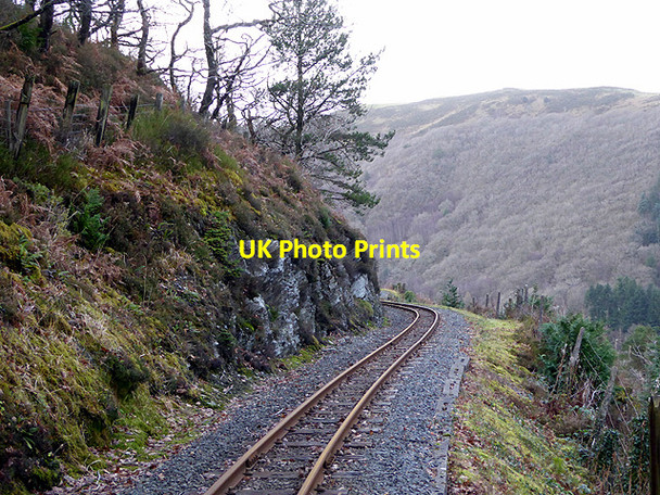 Photo 6"x4" Vale of Rheidol Railway towards Aberystwyth Devil's Bridge\/Pontarfynach c2017