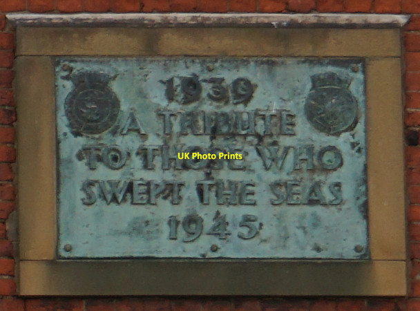Photo 6"x4" Grimsby Dock Tower Plaque Grimsby c2017