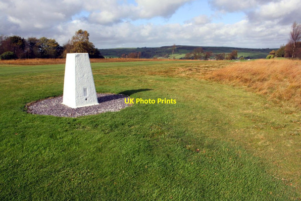 Photo 6"x4" Trig point on Branshaw Golf Course Bogthorn c2017