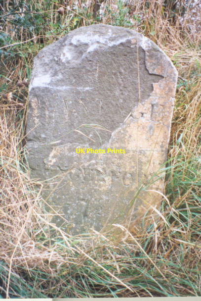 Photo 6"x4" Old Milestone by the A338, north of Great Shefford South Fawley c2001