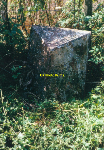 Photo 6"x4" Old Milepost by the A34, Congleton Road Eaton\/SJ8665 c2003