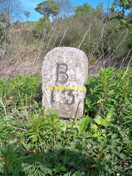Photo 6"x4" Old Milestone by the A30, south west of Trewint Fivelanes c2010