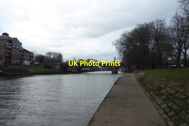Photo 6"x4" Downstream of Skeldergate Bridge York\/SE5951 c2017