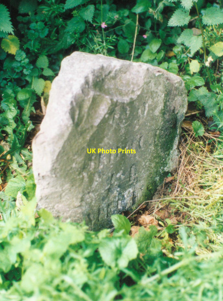 Photo 6"x4" Old Milestone by the B5056, near Oxclose Wood Alport\/SK2264 c2002