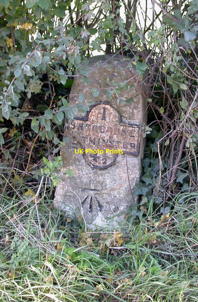 Photo 6"x4" Old Milestone by Pound Road, south of Sherborne Sherborne\/ST6316 c2002