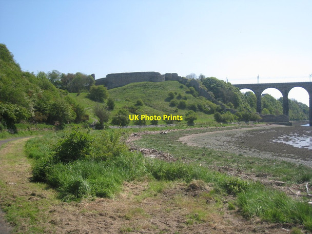 Photo 6"x4" Berwick Castle above the River Tweed Berwick-upon-Tweed c2012