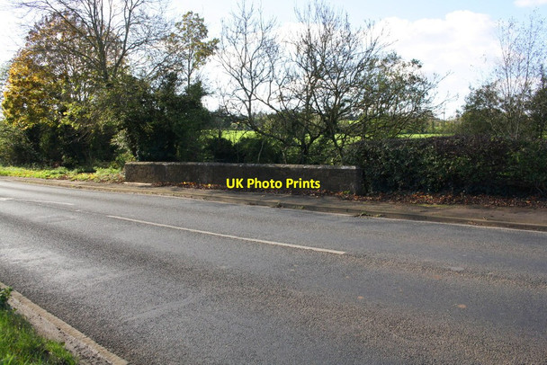 Photo 6"x4" Parapet of bridge taking A361 over Sor Brook Broughton\/SP4238 c2017