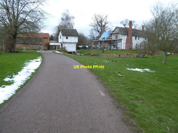 Photo 6"x4" Road approaching Lower Brockhampton Bringsty Common c2017