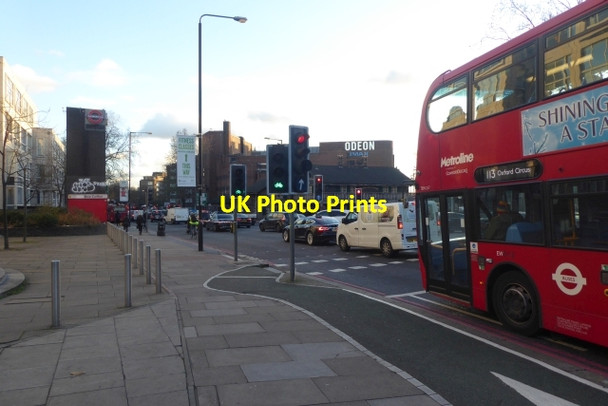Photo 6"x4" Bus at Swiss Cottage Hampstead\/TQ2685 c2017