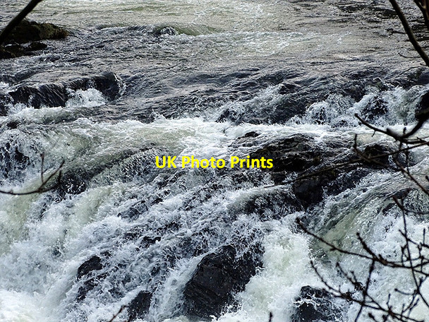 Photo 6"x4" Rheidol Rapids Ystumtuen c2017