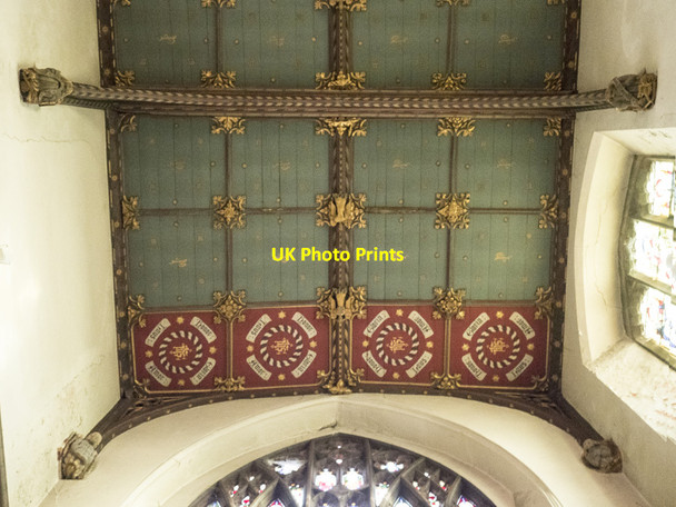 Photo 6"x4" St Peter, Sudbury - Sanctuary roof Sudbury\/TL8741 c2017