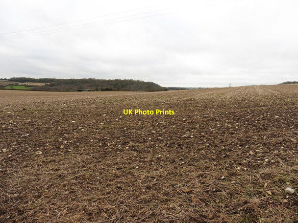 Photo 6"x4" Bare field in Cary Valley Charlton Mackrell c2017