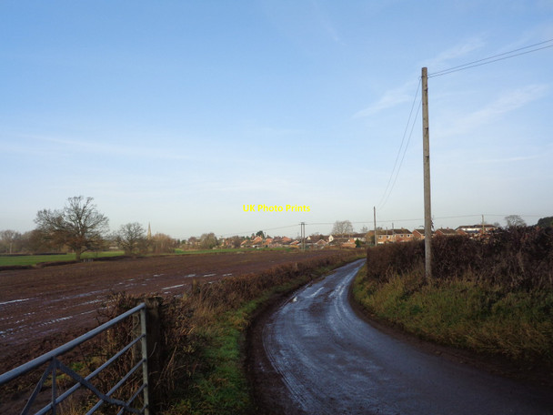 Photo 6"x4" Upton Upon Severn from Buryend Farm Upper Ham\/SO8539 c2017
