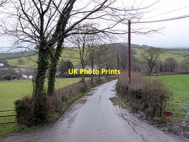 Photo 6"x4" The lane from Rhiwarthen to Capel Bangor Capel Seion\/SN6379 c2017