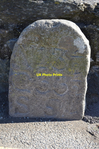 Photo 6"x4" Old Milestone Aberdaron c2017